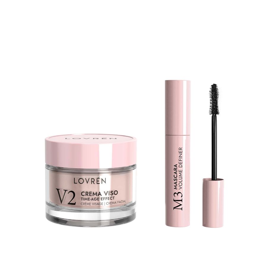 Lovrén Travel Kit Skincare & Make Up Minisize box Pink