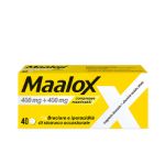 Maalox 400mg + 400mg 40 Compresse Masticabili