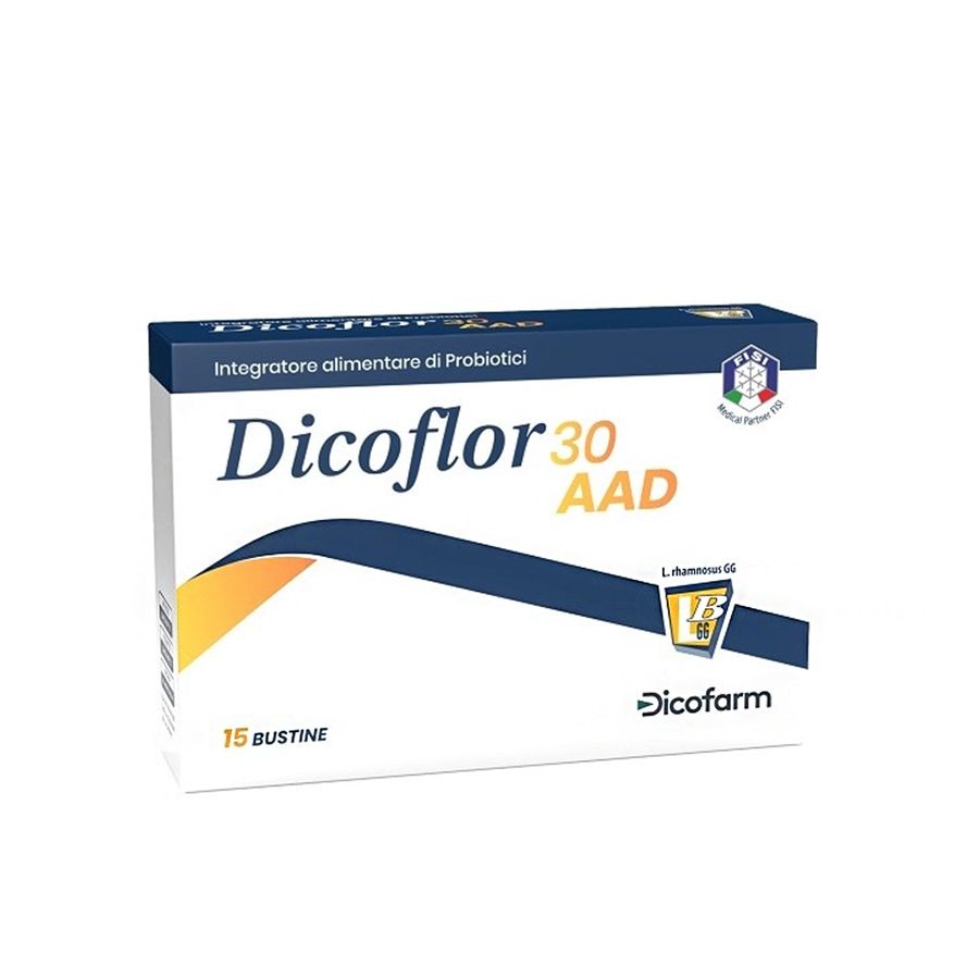 Dicoflor 30 AAD integratore alimentare di probiotici 15 bustine