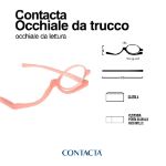 Contacta Occhiale da trucco rosa +2,00